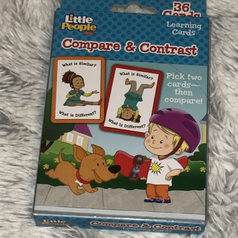 Fisher Price Little People l‎ Learning Card Game Ages 4-7